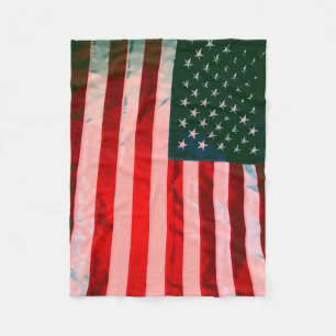American Flag Fleece Blanket