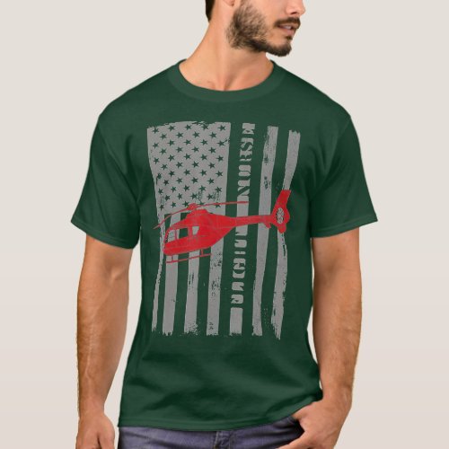 American Flag Flight Nurse  Gift  T_Shirt