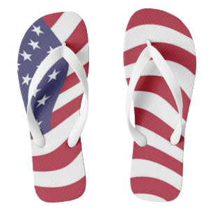 AMERICAN FLAG FLIP FLOPS