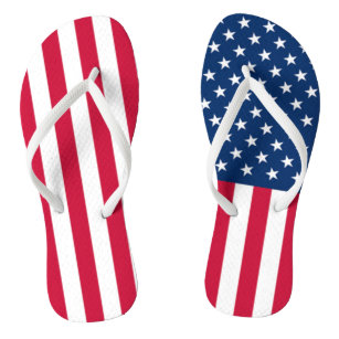 American Flag Flip Flops USA