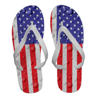 America Flag Flip Flops, America Flag Sandal Footwear for Women & Men