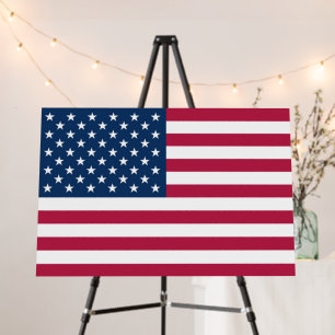 American flag foam board