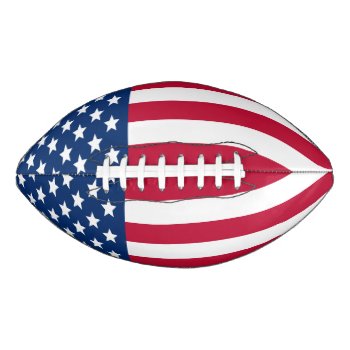 American Flag Football by nadil2 at Zazzle