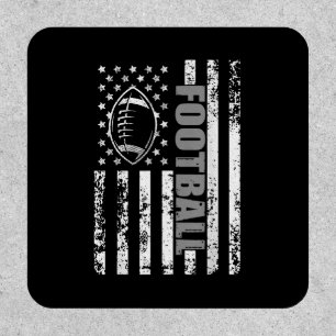 American Flag football Patriotic football Patch