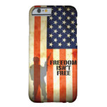 American Flag Freedom Isn&#39;t Free Iphone 6 Case at Zazzle