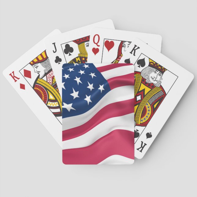 American Flag Freedom Poker Cards (Back)