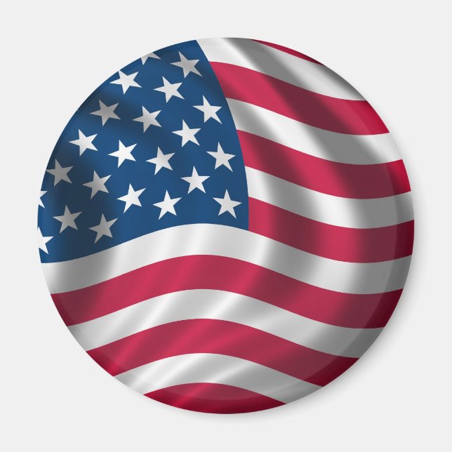 American flag fridge magnet (Front)