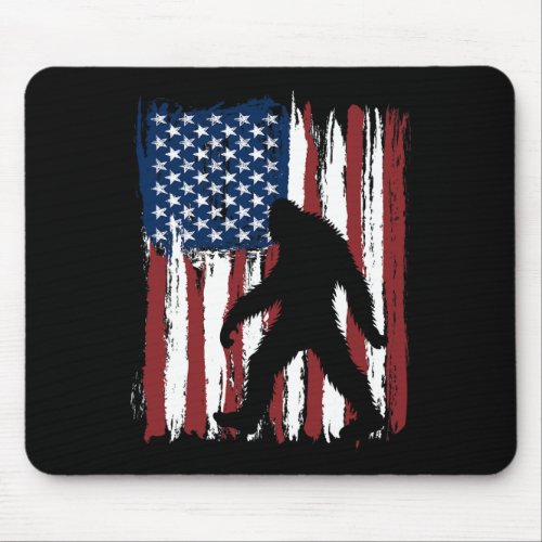 American Flag Funny 4th Of July Patriotic Men Wome Mouse Pad