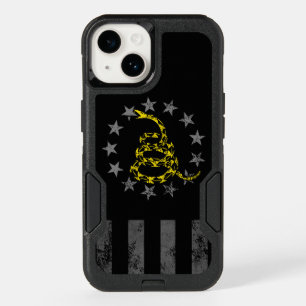 American Flag Gadsden Snake 13 Stars OtterBox iPhone 14 Case