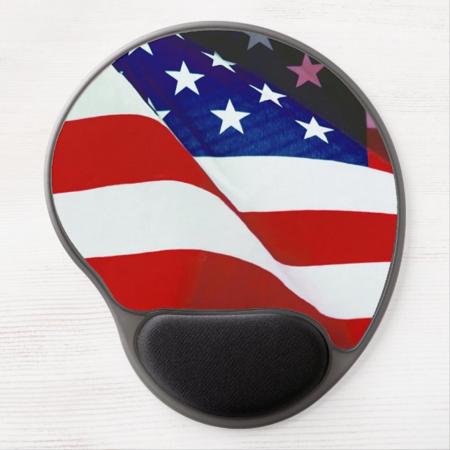 American  Flag Gel Mouse Pad (Front)