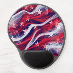 American flag Gel Mousepad