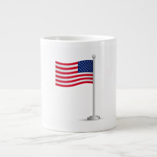 american flag giant coffee mug