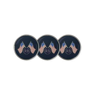 American Flag Golf Ball Marker