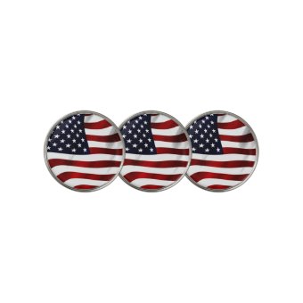 American Flag Golf Ball Marker | Zazzle