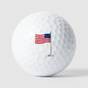 american flag golf balls
