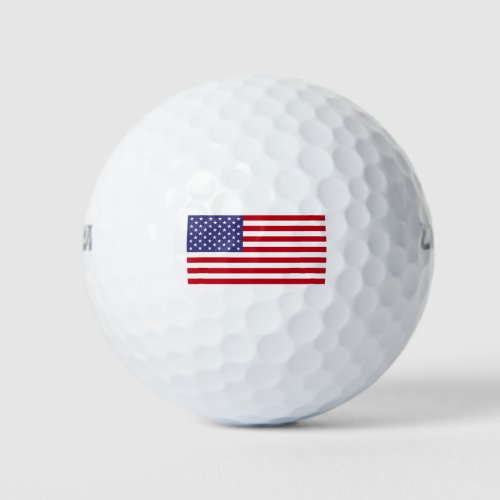 American Flag Golf Balls