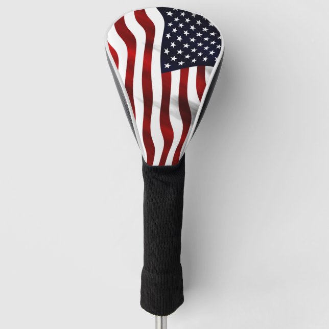 American Flag Golf Head Cover (Front)