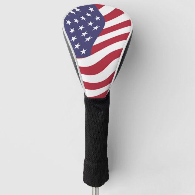AMERICAN FLAG GOLF HEAD COVER (Front)