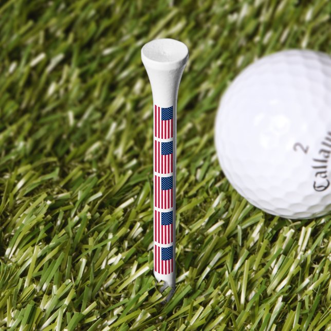 American Flag Golf Tees (Grass)