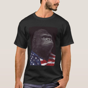 American Flag Gorilla T-Shirt