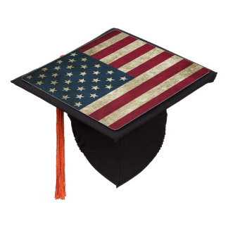 American Flag Graduation Cap Topper