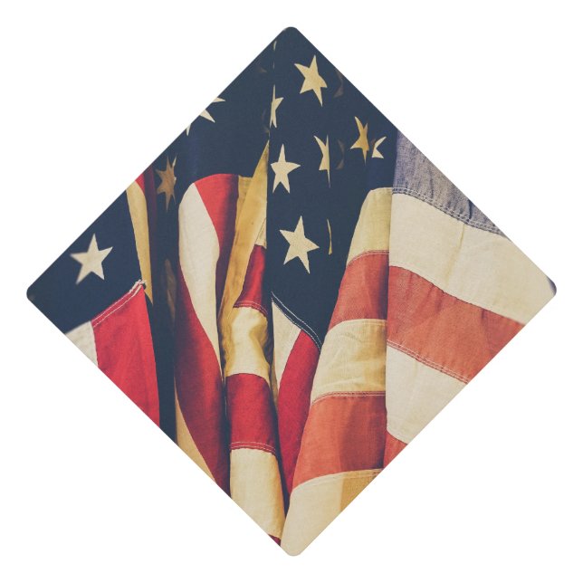 American Flag Graduation Tassel Topper (Front)