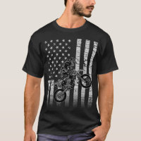 American Flag Graphic Motocross Dirt Bike