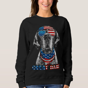 American Flag Great Dane 4th of July Patriotic Dog Sweatshirt