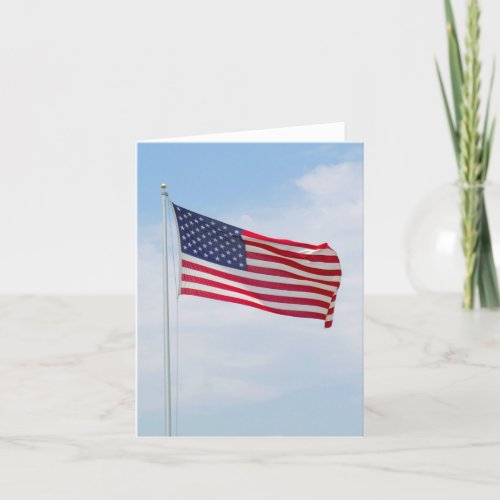 American Flag Greeting or Notecard 2