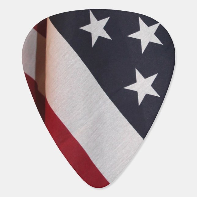 American flag guitar pick (Back)