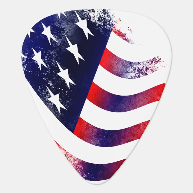American flag guitar picks (Front)