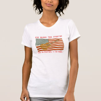 American Flag Guitar T-shirt
