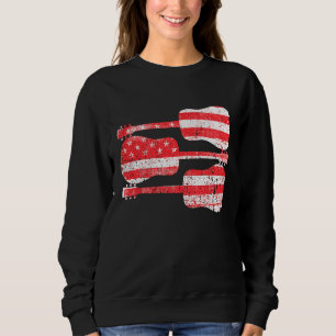 American Flag Guitars Sweatshirt