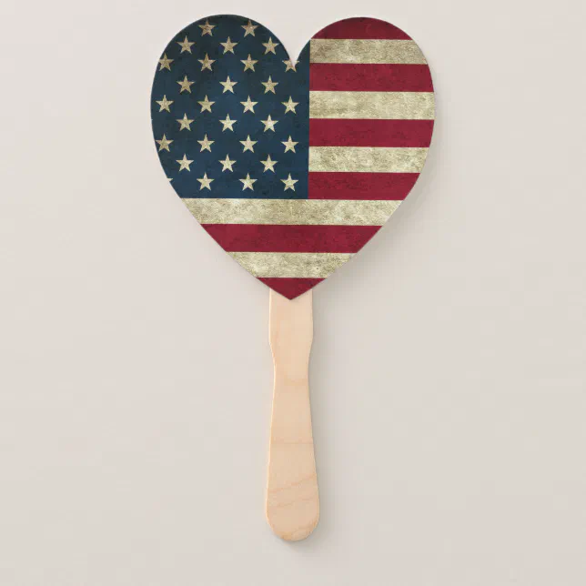 American Flag Hand Fan (Back)