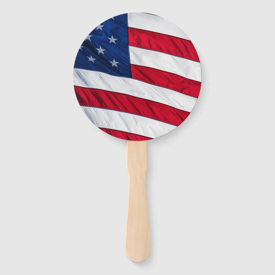 American Flag Hand Fan (Front)