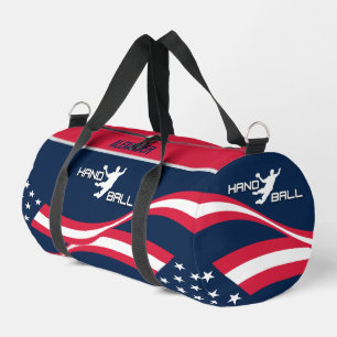 American Flag, Handball Player, Birthday Gift Duffle Bag