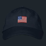 American Flag Hat<br><div class="desc">Beautiful American Flag Embroidered Hat</div>