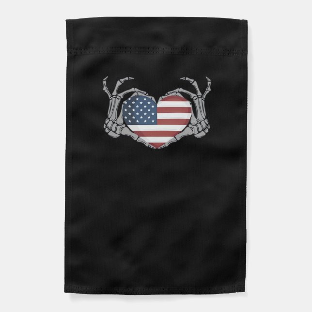 American Flag Heart Classic Design (Front)