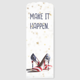 American Flag High Heel Shoes Bookmarks