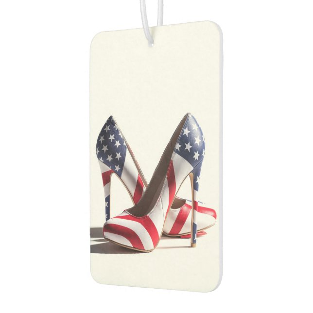 American Flag High Heels Air Freshener (Left)