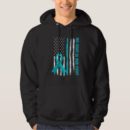 American Flag His Fight Is My Fight Pots Syndrome  Hoodie