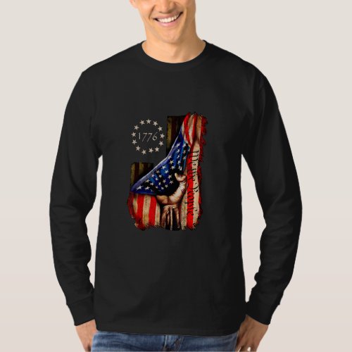 American Flag History 1776 We The People Independe T_Shirt