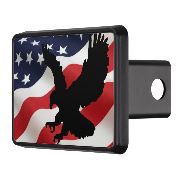 American Flag Hitch Cover 2" Receiver. Zazzle