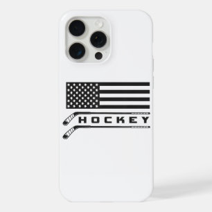 American Flag Hockey Apparel - Hockey iPhone 15 Pro Max Case
