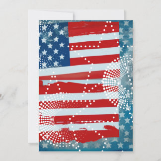 American Flag Holiday Card