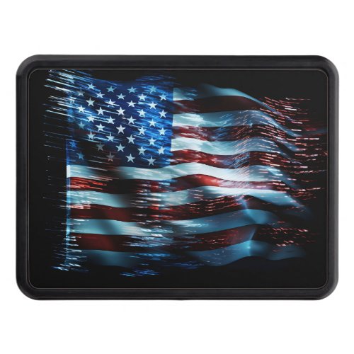 American flag hologram  hitch cover