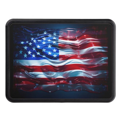 American flag hologram  hitch cover