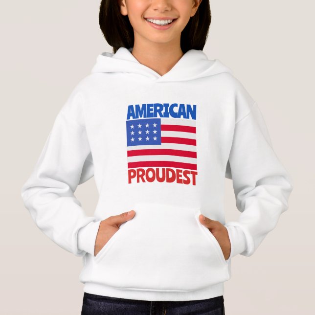 American Flag  Hoodie (Front)