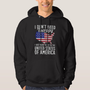 American Flag I USA Flag I Vacation I USA Hoodie