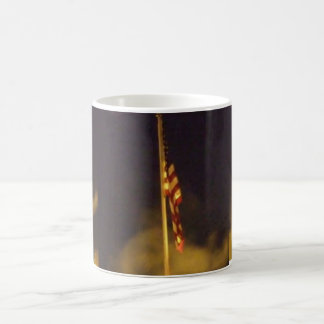 American Flag In The Night Mug